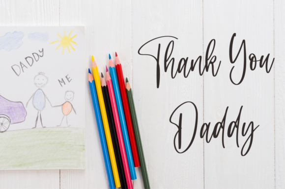 Daddy Day Font Poster 10
