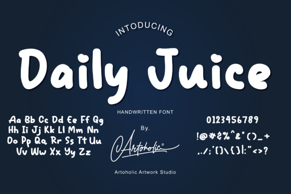 Daily Juice Font Poster 1