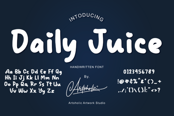 Daily Juice Font Daily Juice Font Poster 1