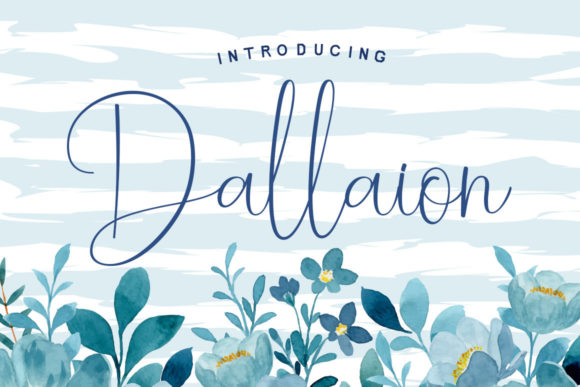 Dallaion Font Poster 1