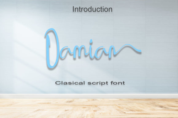 Damian Font Poster 1