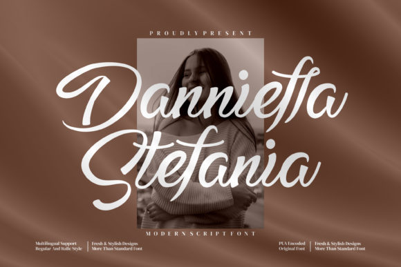 Dannieffa Stefania Font Poster 1