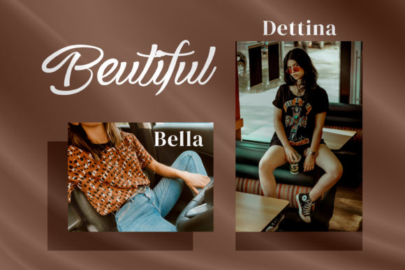 Dannieffa Stefania Font Poster 3