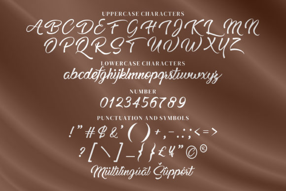 Dannieffa Stefania Font Poster 6