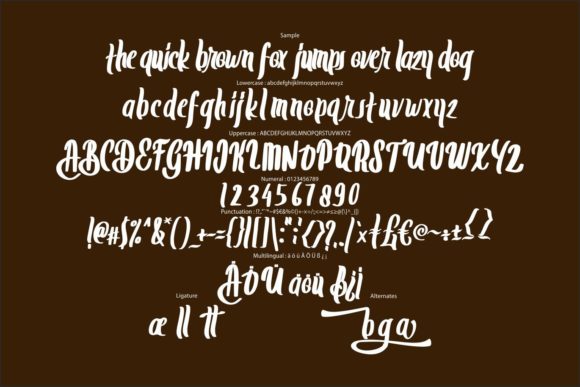 Datgabra Font Poster 6