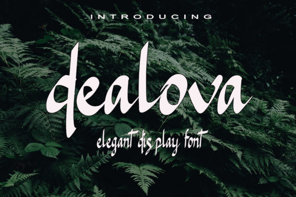 Dealova Font Poster 1