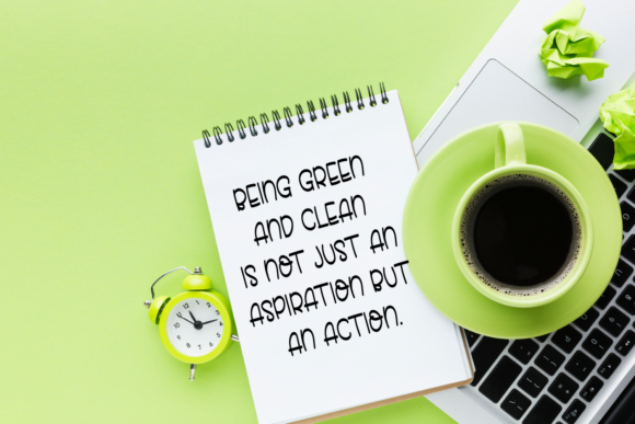 Dear Green Font Poster 3