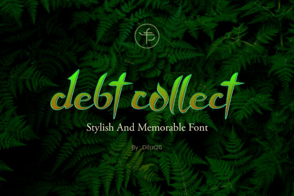 Debt Collect Font Poster 1