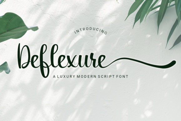 Deflexure Font