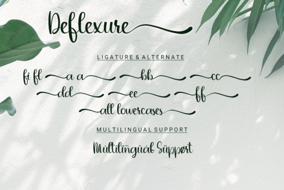 Deflexure Font Poster 9