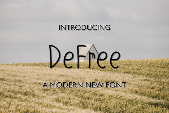 DeFree Font Poster 1