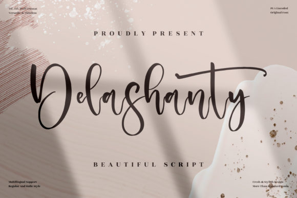 Delashanty Font Poster 1