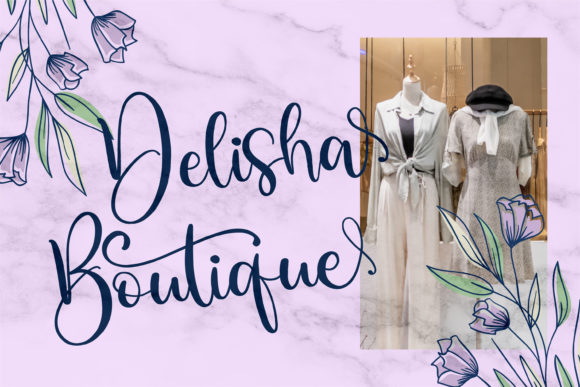 Delisha Glande Font Poster 2