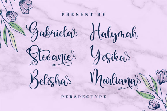 Delisha Glande Font Poster 3