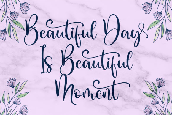 Delisha Glande Font Poster 4