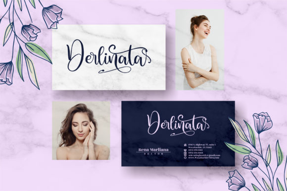 Delisha Glande Font Poster 7