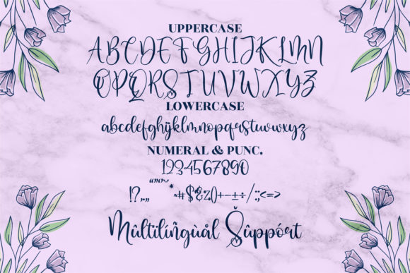 Delisha Glande Font Poster 8