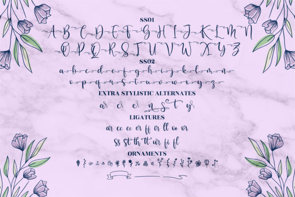 Delisha Glande Font Poster 9