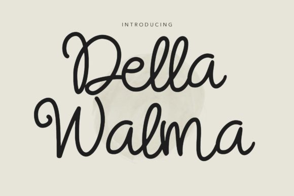 Della Walma Font Poster 1