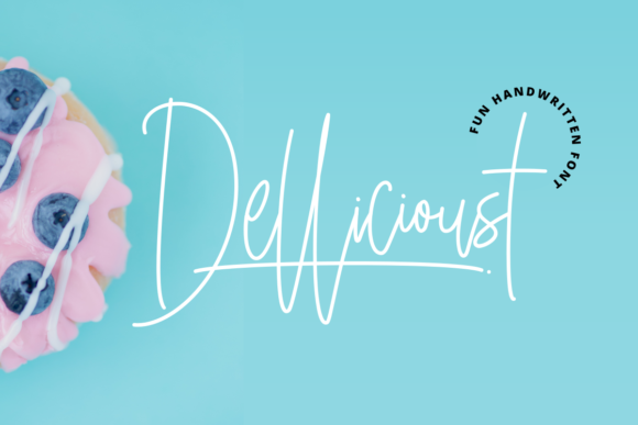 Dellicioust Font Poster 1