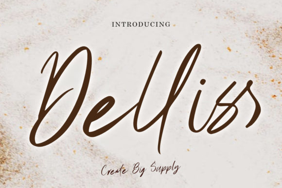 Delliss Font Poster 1