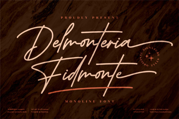 Delmonteria Fidmonte Font