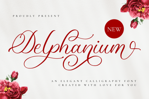 Delphanium Font Poster 1