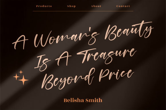 Delynta Font Poster 6