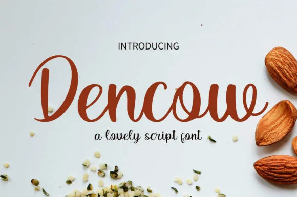 Dencow Font Dencow Font Poster 1