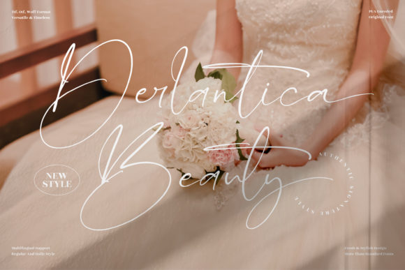 Derlantica Beauty Font Poster 1