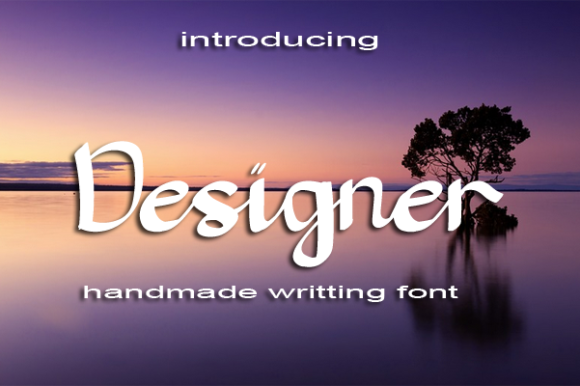 Designer Font Poster 1