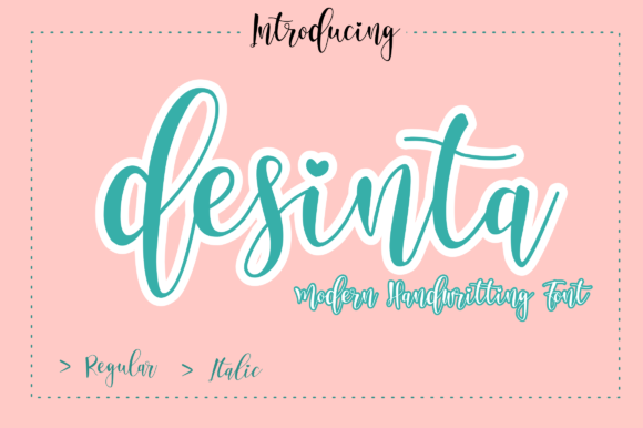 Desinta Font Poster 1