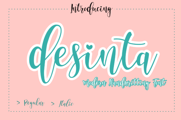 Desinta Font Desinta Font Poster 1
