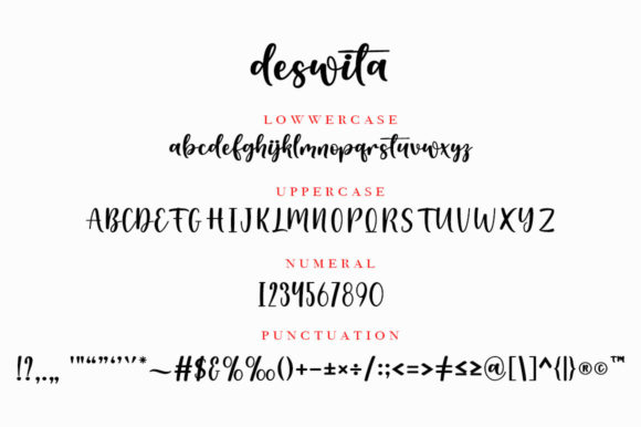 Deswita Font Poster 5