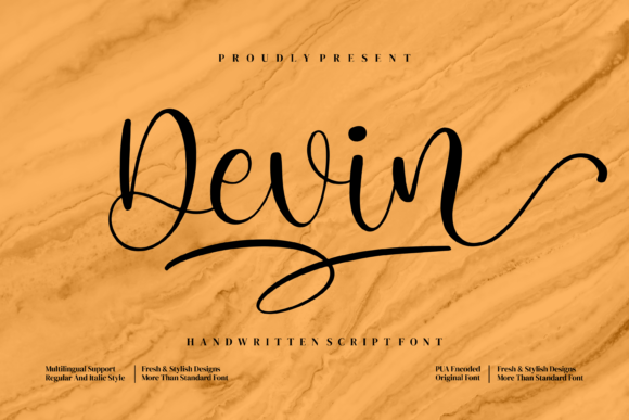 Devin Font Poster 1