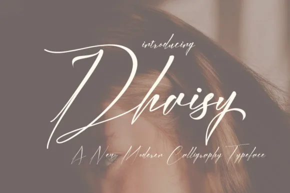 Dhaisy Font Dhaisy Font Poster 1
