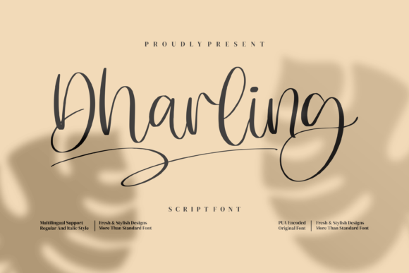 Dharling Font Poster 1