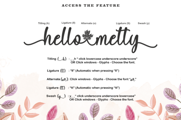 Diary Autumn Font Poster 7