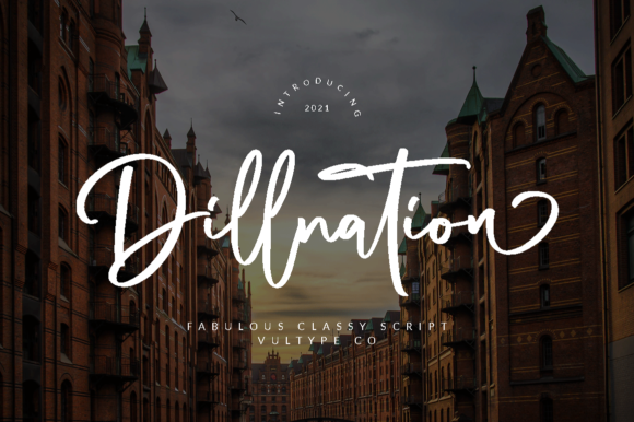 Dillnation Font Poster 1