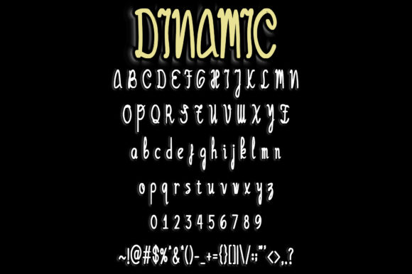 Dinamic Font Poster 2