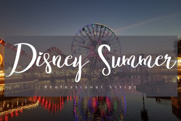 Disney Summer Font