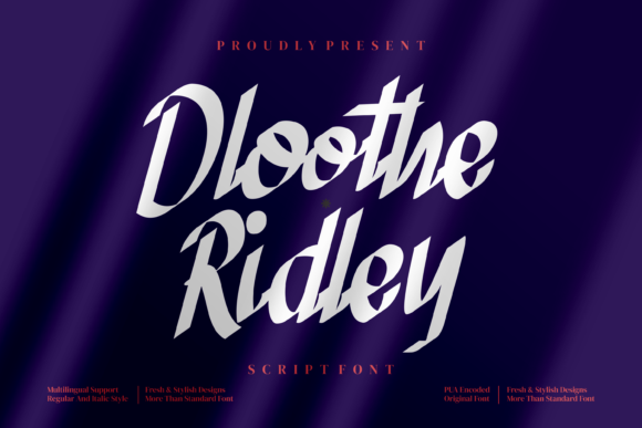 Dloothe Ridley Font