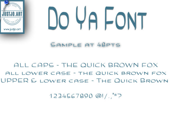 Do Ya Font Poster 2