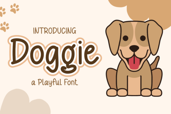 Doggie Font Poster 1