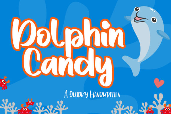 Dolphin Candy Font Poster 1