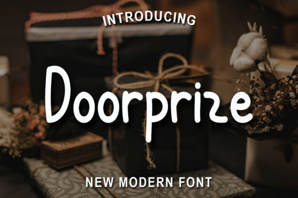 Doorprize Font Poster 1