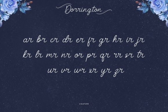 Dorrington Font Poster 6