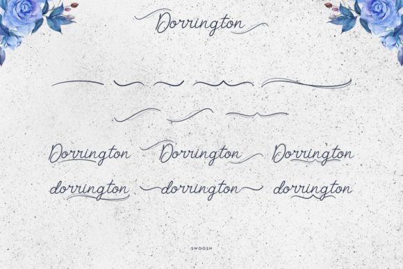 Dorrington Font Poster 8
