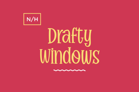 Drafty Windows Font Poster 1