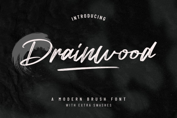 Drainwood Font Poster 1